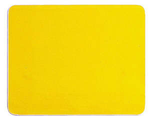 Plastics Seats: Yellow Stick-on Patch - Super Kart 250mm x 280mm