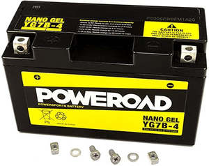 Consumables 1: Poweroad Nano Gel Battery 12v Rotax