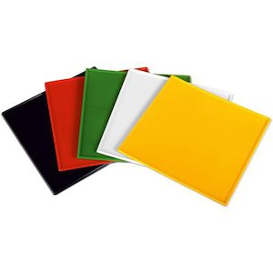 Plastics Seats: Number Plate Yellow