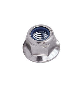 Nuts Bolts: Nyloc Flange Nut - M8