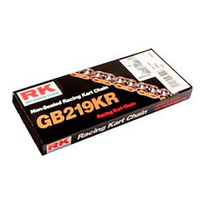 Chains Sprockets: RK Chain Gold/Black (non O-ring)