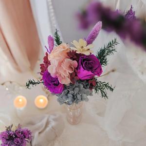 Dry Flower Bouquet – Amethyst Embrace - Urban Roots