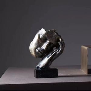 Abstract Human Face Sculpture Ornament 210B - Urban Roots