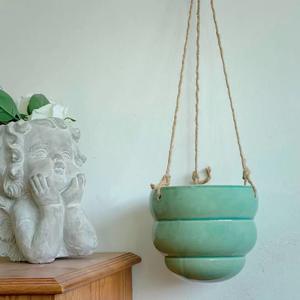 Beautiful Handmade Hanging Ceramic Pot 14.5cm - Urban Roots