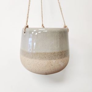 Beautiful Handmade Hanging Ceramic Pot 14.5cm - Urban Roots