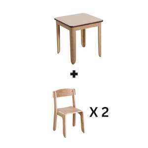 Alpaka Lilo Kids Desk Set with 2 Chairs