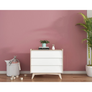 Alpaka Kaia Kids Chest of 3 Drawers, White, 93x55.5x100cm
