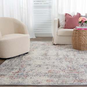 Dreamweaver: DreamWeaver Zenith Boho Contemporary Rug, Persian Grey