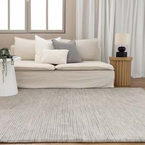 DreamWeaver Pure Scandinavian Plain Weave Rug, Grey