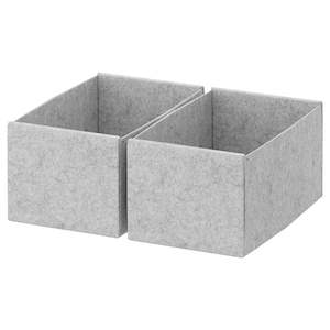 Ikea: IKEA KOMPLEMENT Box 15x27x12cm Light Grey / 2 pack