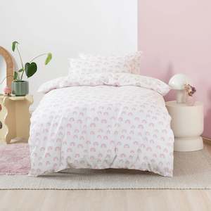 SQUIGGLES Rainbow Magic Duvet Cover Set, Multi-Colour, NZ Single
