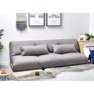 Urbana: Urbana Japanese Futon Lounge 3-Seater Sofa Bed, Grey