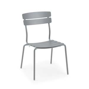 Wellmax Verano Outdoor Aluminium Dining Chair, Grey