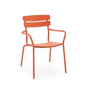 Wellmax Verano Outdoor Aluminium Dining Armchair, Terracotta