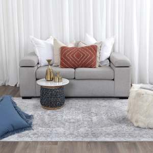 Wild Yarn: Wild Yarn Seasons Vintage Istanbul Rug, Blue