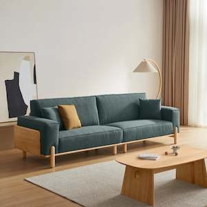 Linspire Verdant Solid Wood 4-Seater Sofa