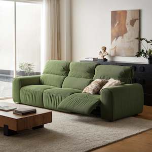 Recliner Sofas: Linspire Vivid Electric 4-Seater Recliner Sofa, Green