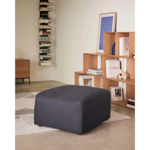Kave Home Neom Ottoman, Blue, 75x65x40cm