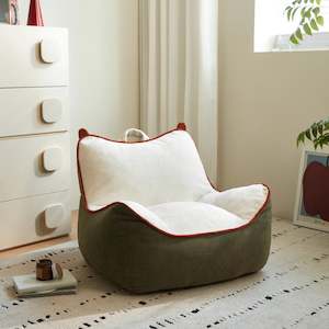 Bean Bags: Linspire Banny Beanbags, White & Green