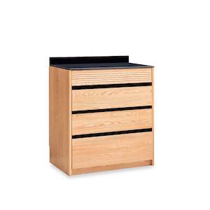 Solidwood Hemura Sideboard with 4 Drawers