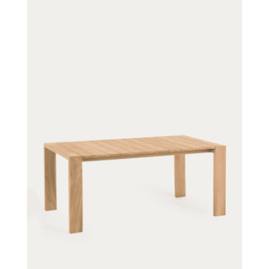 Outdoor Furniture: Kave Home Victoire Solid Teak Wood Dining Table, 240cm