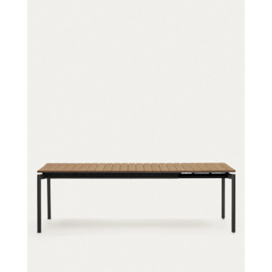 Outdoor Furniture: Kave Home Canyelles Extendable Dining Table, 180cm, Black