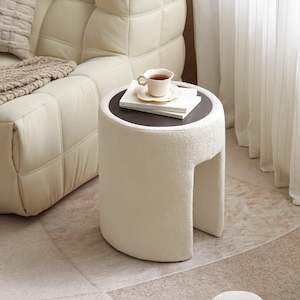 Linspire Tassel Boucle Side Table