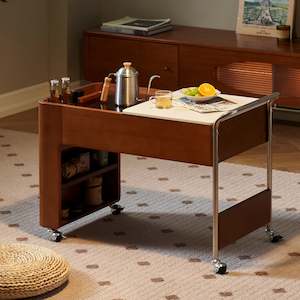 Solidwood Quyea Multi-Functional Movable Coffee Table