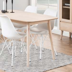 Hjem Design: Hjem Design Nyx Dining Chair, White, Set of 2