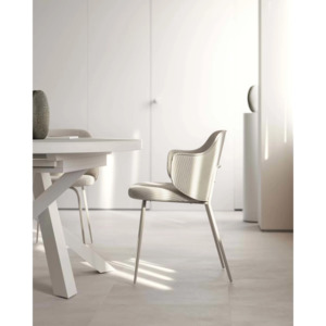 Kave Home: Kave Home Yunia Corduroy Dining Chair, Beige