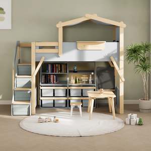 Loft: Loft Ensio Bedside Table, Natural Wood