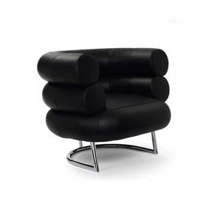 MODE Eileen Gray Bibendum Chair Replica, Black