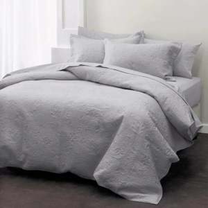 Savona: Savona Chantel Bedspread, Grey