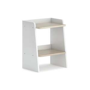 Linspire Geo Single Cube Storage with door, White