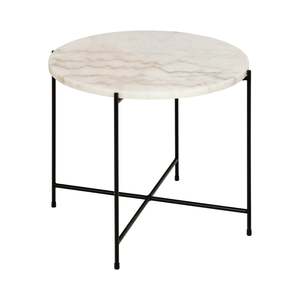 Living Room Furniture: Hjem Design Avila Marble Coffee Table, White