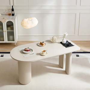 New Arrivals: Linspire Flova Dining Table, Off-White