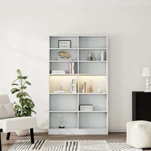 Loft: Loft Kiri Bookcase, 120cm, White