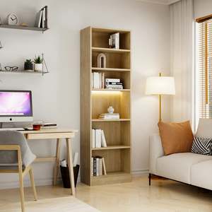 Loft: Loft Kiri Bookcase, 60cm, Natural Wood