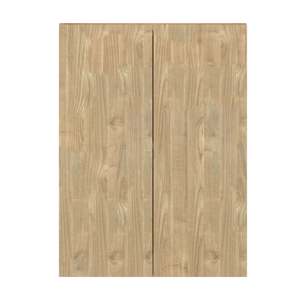 Loft Kiri Bookcase Doors, 2 Doors, Natural Wood