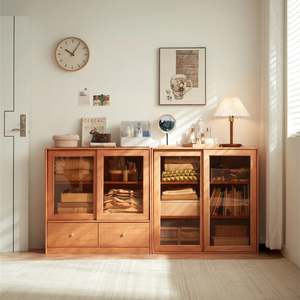 Display Cabinets: Linspire Verve Set of 2 Modular Storage Cabinet with 2 Drawers