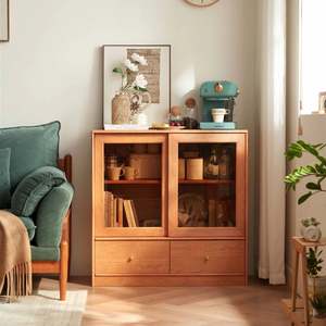 Display Cabinets: Linspire Verve Glass Cabinet with Drawers Large Module