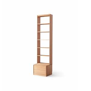 Shelving Units: Solidwood Hemura Shelving Unit Module with 1 Drawer, Oak, 60cm