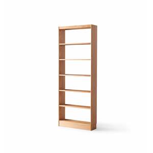 Solidwood Hemura Shelving Unit Module, Oak, 80cm