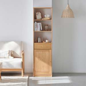 Hallway Furniture: Solidwood Fuji Shoe Cabinet with Storage Rack, Oak