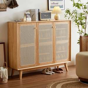 Hallway Furniture: Linspire Naavah Solid Wood Shoe Cabinet