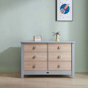 Linspire: Linspire Fresko Chest of 5 Drawers, Natural Wood