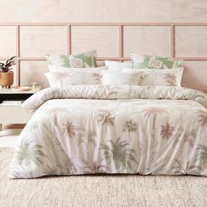 Savona Lombok Duvet Cover Set, Leaf