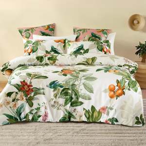 Savona Amalfi Duvet Cover Set, Vanilla