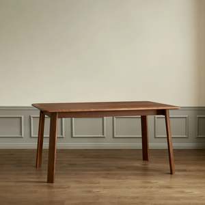 Solidwood Luxembourg Dining Table, Dark Wood