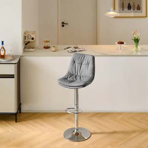 Linspire Peak Height Adjustable Bar Chair, Grey
